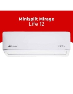 Minisplit Mirage Mod.LIFE 12 Estandar 2.0 Tonelada (24,000 BTU) 220V  Frío-Calor, Minisplit Tradicional  de venta en PROMESYC