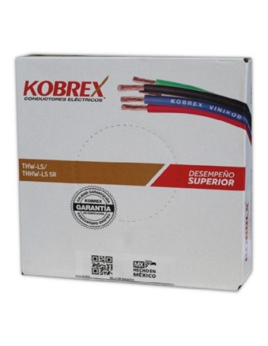 Cable THW-LS No.8 NEGRO KOBREX caja 100m, Cable Construcción  de venta en PROMESYC