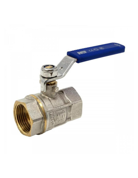 Válvula Esfera Latón Niq 3/4 caja 10 pzas, Válvulas  de venta en PROMESYC