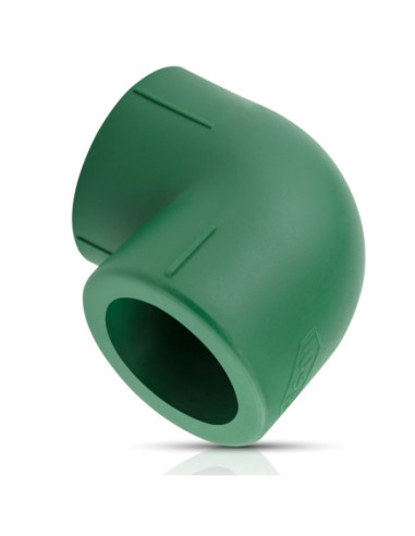 Codo 90° PPR IUSAPLUS 20mm 1/2  caja 80 pzas, Tuberia y Conexiones PPR Polipropileno  de venta en PROMESYC