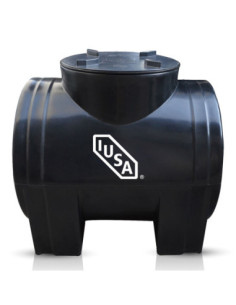 Tinaco Horizontal  IUSA 450 litros Negro, Tinacos  de venta en PROMESYC 2