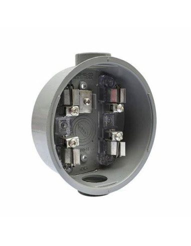 Base Watthorimetro para 4 Terminales LEXAN sin Arillo caja 8 pzas, Bases Watthorimetro  de venta en PROMESYC