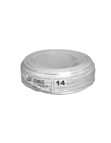 Cable Flexible POT No.14  60°C BLANCO KOBREX caja 100m, Cable Flexible Pot  de venta en PROMESYC