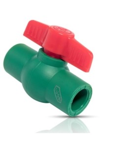 Válvula Bola PPR IUSAPLUS 25mm 3/4  caja 15 pzas, Tuberia y Conexiones PPR Polipropileno  de venta en PROMESYC